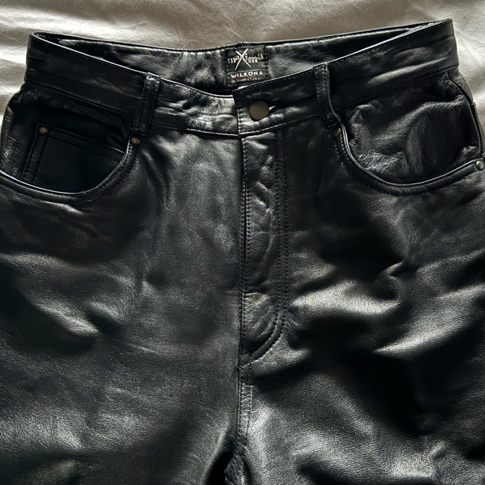Leather Pants, Wilson Maxima Black